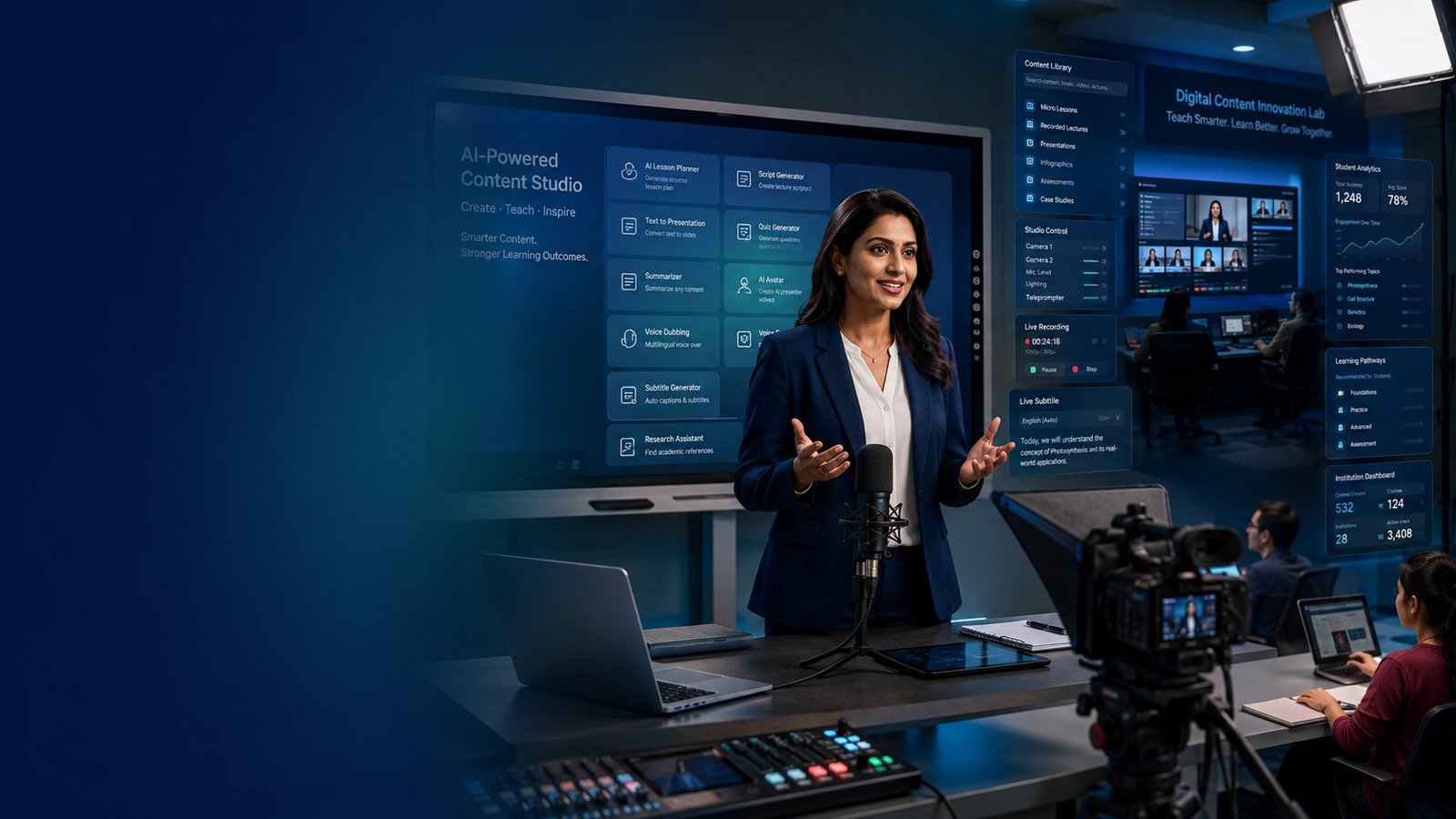 Shardatech AI-powered content creation studio